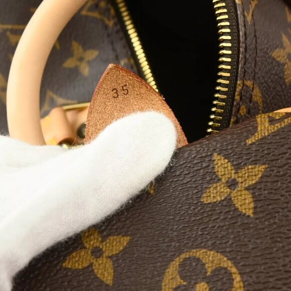 Louis Vuitton Monogram Speedy 35 Handbag M41524 SP0957 115297 - Picture 6 of 11